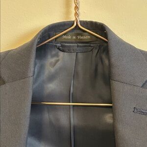 Ralph Lauren Navy Pinstripe Sport Coat Blazer